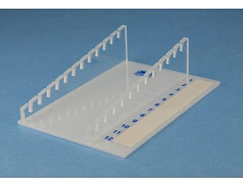 Ablagegestell Plexiglass für 12 Objektträger Ständer für das Ablegen von Objektträgern von Karl Hecht