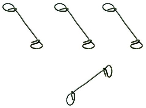 Kortpack - 1000 Kunststoffumhüllte Sackverschlüsse 100 mm x 1.6 mm