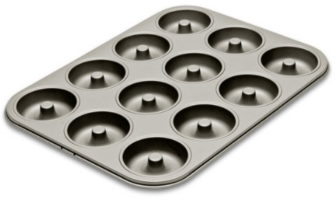 Städter - Backblech Donutform - 35 x 27 cm - für 12 Donuts ø 7 cm/H 2 cm - hochwertige Antihaftbeschichtung