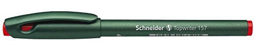 Schneider skrivutrustning fiberpenna Topwriter 157, 0,8 mm, röd