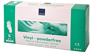 Abena Handschuhe Vinyl Gr. S transparent,100St