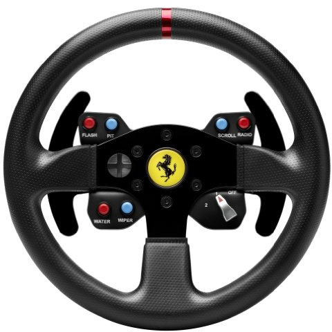 Thrustmaster Ferrari GTE Wheel - Ferrari 458 Challenge Edition - Offiziell von Ferrari lizenziert fur PS4/Xbox/PC