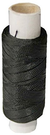 Sattlergarn Zwirn 14x2x3 Polyester 50m schwarz Ø 0,3mm (1001)