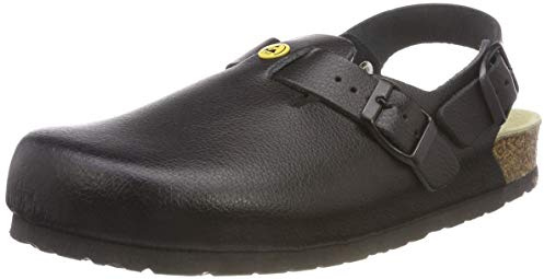 Weeger Unisex ESD Clog arbetsskor, Black, 42 EU