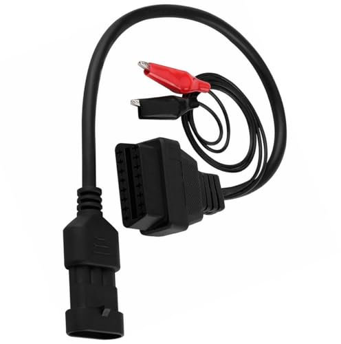 Goliton - 16 adaptador de diagnóstico OBD OBD2 Pin Connector para FIAT 3 pines