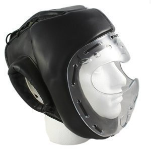 Playwell Weapons Kopfschutz aus Acryl mit Gesichtsmaske Large
