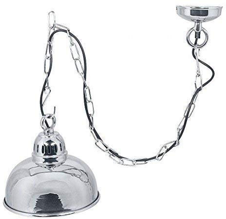 linoows Hängelampe, Deckenleuchte, Industrie Pendelleuchte, Schiffs-Lampe vernickelt