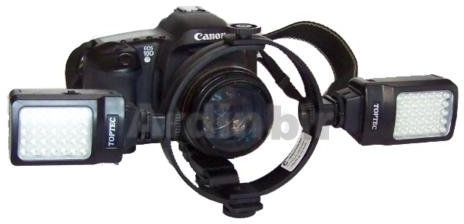 Kit anulare doppio flash per Nikon D3000-D5..