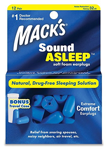 MACK'S SoundAsleep Soft Foam Earplugs (12 Pairs)