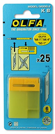 Art Knife Replacement Blades 25/Pkg-