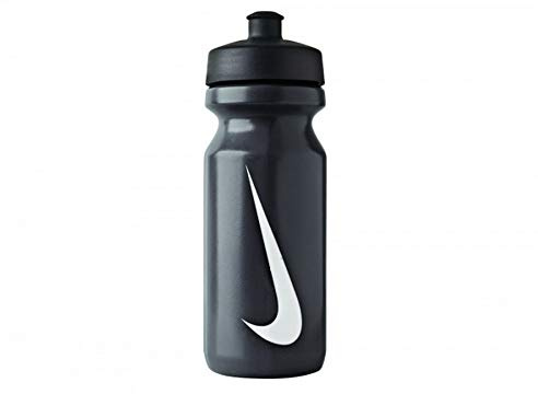 NIKE Unisex Big Mouth Water Bottle, Black/Black/White, 650 ml, Plastic
