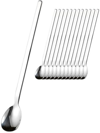 Esmeyer 250-128 12er Pack Limolöffel Bettina aus Edelstahl 18/10, poliert. Materialstärke 2.2 mm, Silber