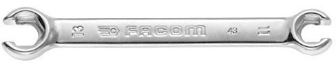 FACOM offener Ringschlüssel mit Anschlag Kante, 6 Kant, Länge 143 mm,SW 11x13, 1 Stück, 43.11X13