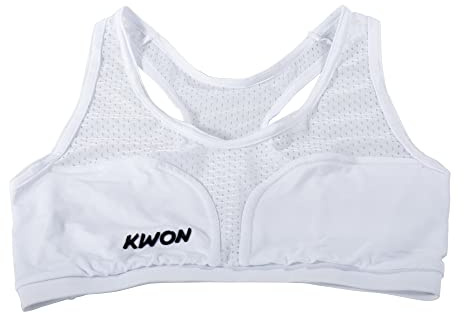 Kwon Top für Damen Brustschutz schwarz-weiß
