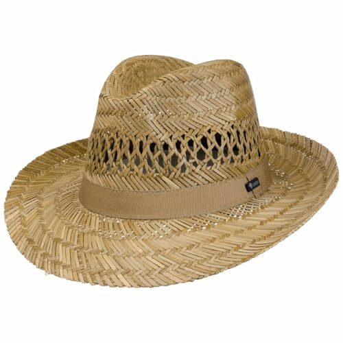 LIPODO Classic Fedora strahatt Tillverkad i Italien Herr Var Sommar
