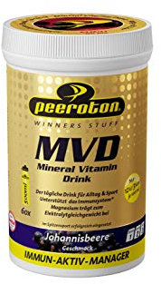 Peeroton MVD Mineral Vitamin Drink - Johannisbeere, Elektrolyt Pulver mit den 5 wesentlichen Elektrolyten plus Zink, Magnesium und Vitamin C - regelmäßig einnehmen und das Immunsystem stärken, 300g