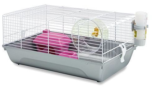 VADIGRAN Savic Home Martha Hamsterkäfig Weiß/Grau 46,5 x 29,5 x 21 cm