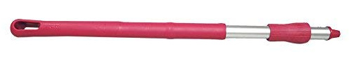 Maya Professional Tools 49812-3 Ergonomischer Stiel, Aluminium, FBK/Lebensmittelhygiene, 650 mm x 32 mm, Rot