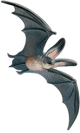 Bullyland 68441 - Spielfigur Fledermaus Baby, ca. 14 cm große Tierfigur, detailgetreu, PVC-frei, ideal als kleines Geschenk für Kinder ab 3 Jahren