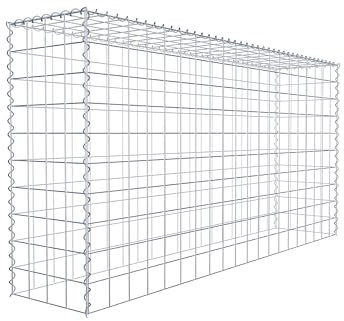 GABIONA De Culture Maille Gabion Pierre typ3 Panier 200 x 100 x 40 cm, 10 x 10 cm de gabions