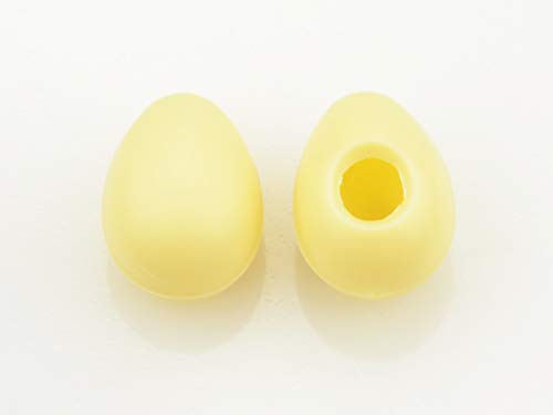 1 Folie Hohlkörper Mini-Eier Weiß