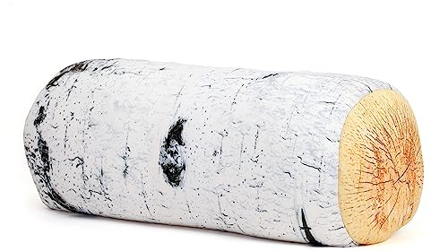 Kikkerland Birch Log Micro Bead Head Cushion