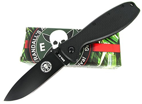 ESEE BRKR1B Unisex – Erwachsene BRK Designed by, Taschenmesser, Zancudo Framelock, Klinge: 7,6 cm, schwarz, Klappmesser, Daumenpin, Mehrfarbig, normal | Klappmesser, Daumenpin, BRK Designed by ESEE