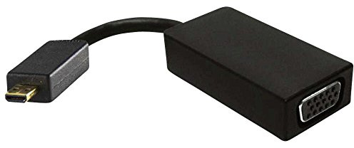 ICY BOX IB-AC503 HDMI (Micro D-Typ) zu VGA Adapter, Full HD 1080p Unterstützung, Plug & Play, EMI Abschirmung