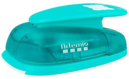 Artemio Jumbo Blume Riesiger Locher, Barock-Etikett, Kunststoff, blau, 14 x 9 x 23 cm