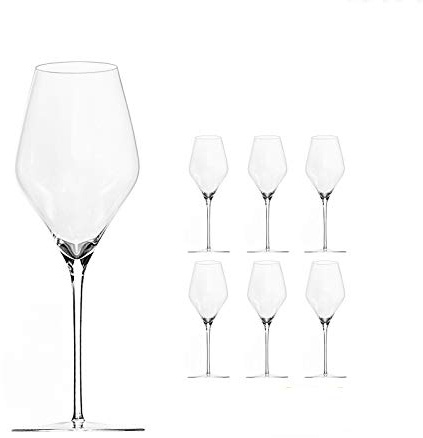 Original Sophienwald 6 Stk Champagner Glas + Poliertuch im Set Collection PHOENIX©