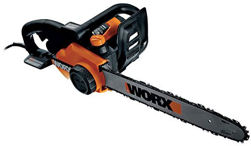 WORX WG303E elektrische Kettensäge 2000W mit 40cm langem Schwert, zum Sägen von Bäumen, Ästen u.v.m. - mit Ölstand-Anzeige & automatischer Kettenschmierung