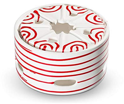 Gmundner Keramik Manufaktur 0182titg14 rotgeflammt calientaplatos, diámetro 14 cm