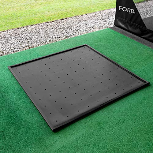 FORB Gummi-Golfmattenunterlage | Robuste, rutschfeste Unterlage für Driving Range Golfmatten – Standard- und Pro-Größen