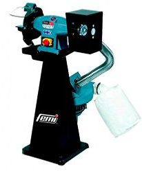 8005132 196M SMERIGLIATRICE DA BANCO INDUSTRIALE COMBINATA FEMI TRIFASE 450 W INCLUSA MOLA - BASAMENTO INCLUSO