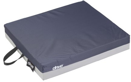 Drive Medical GelE Skin Protection Wheelchair Seat Cushion, 18 x 16 x 3