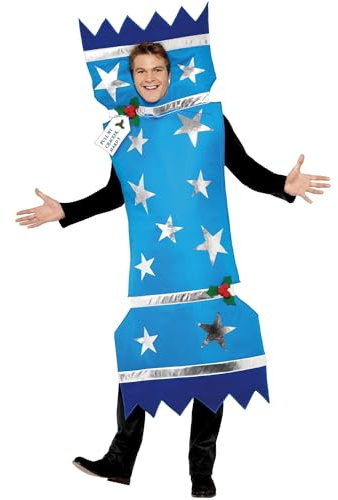 Smiffys Christmas Cracker Costume, Blue Halloween und Karneval