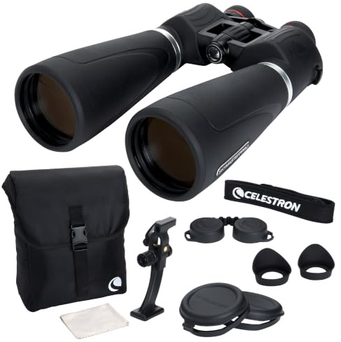 Celestron 72030 SkyMaster Pro 15 x 70 Porro Prism Binoculars, Black