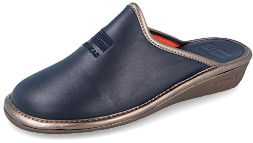 Nordikas Naomi II - Pantuflas para mujer, azul marino, 38 EU