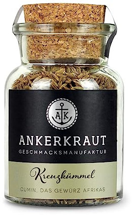 Ankerkraut Kreuzkümmel, ganz , Cumin, 65g im Korkenglas