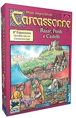Giochi Uniti, Carcassonne, Spiel Unica Mehrfarbig
