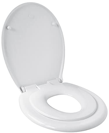 Gelco Design 707997 Bambino toalettsits med integrerad sits för barn att fästa och automatisk sänkning vit