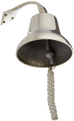 ITDC Polished Aluminum Dinner Bell 6 - Nautical Ship Bell