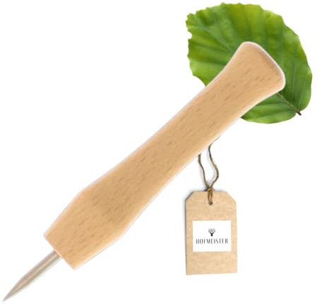 HOFMEISTER®Punzón para latas, 100% Made in EU, mango de madera de haya
