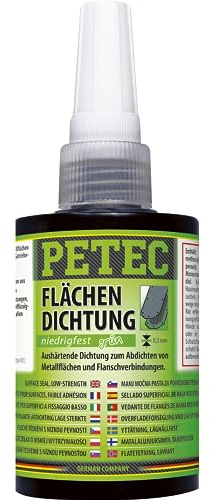 PETEC Flächendichtung niedrigfest Dichtmittel für Metall hitzebeständig | KFZ Dichtung 75 ml Pressbox für Karosserie, Getriebe, Wohnwagen 97075