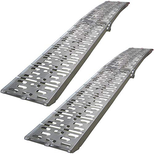 2er Set Grafner Alu Auffahrrampe Rampe 680 kg klappbar Set Motorradrampe Rampe Motorrad Quad Rasenmäher