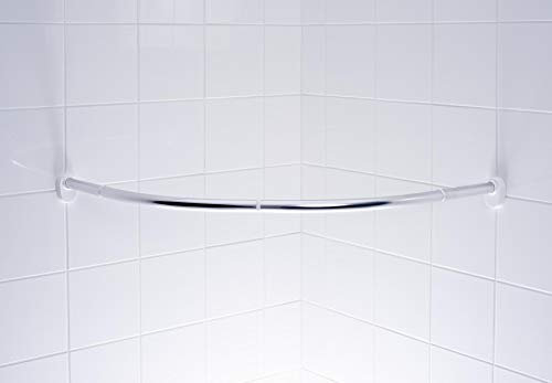 RIDDER Rundduschstange Wien Ø 25 mm Chrom glänzend 90x90 cm