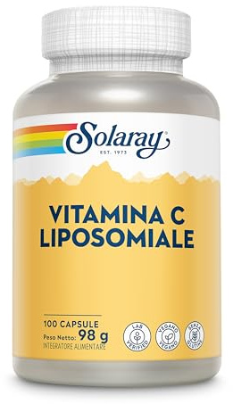 Solaray Vitamina C Liposomiale 500mg, 100 Capsule Vegane