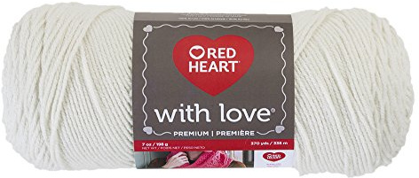 Red Heart Love Garn, Eierschale, mehrfarbig