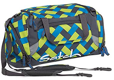 SATCH Chaka Curbs Sporttasche SAT-DUF-001-9D4, 50 cm, 25 L, Blue Green Bricks