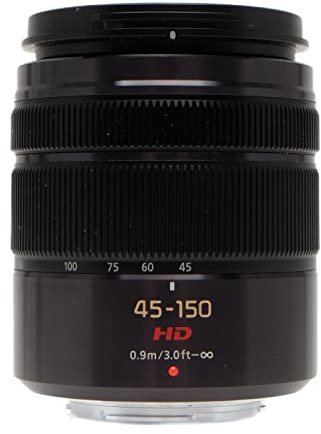 Panasonic Lumix G Vario 45-150mm f/4.0-5.6 ASPH. MEGA O.I.S. Lens (Black, Micro Four Thirds)